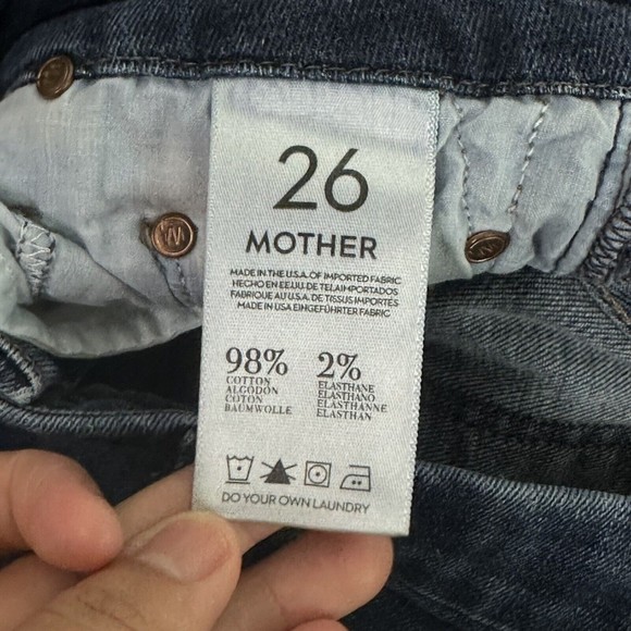 Mother The Looker Skinny Jeans in Forever and a Day Dark Wash Stretch Women's 26 - Picture 11 of 13